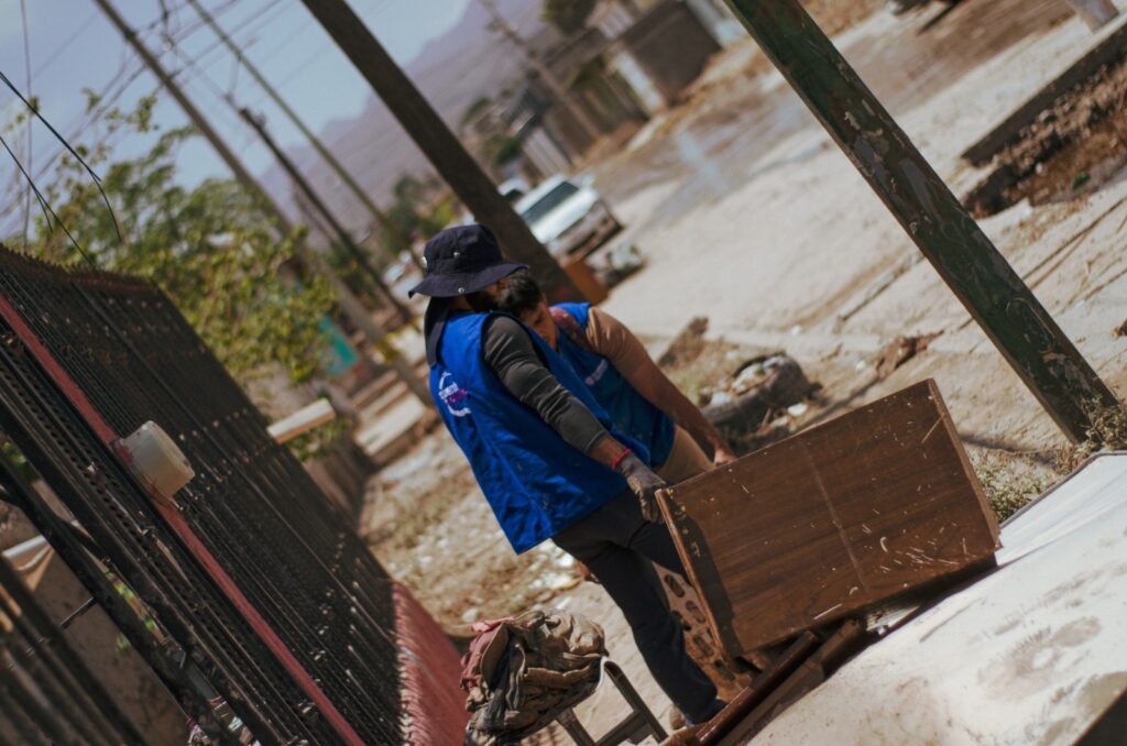 Atienden afectaciones por lluvias en Juárez