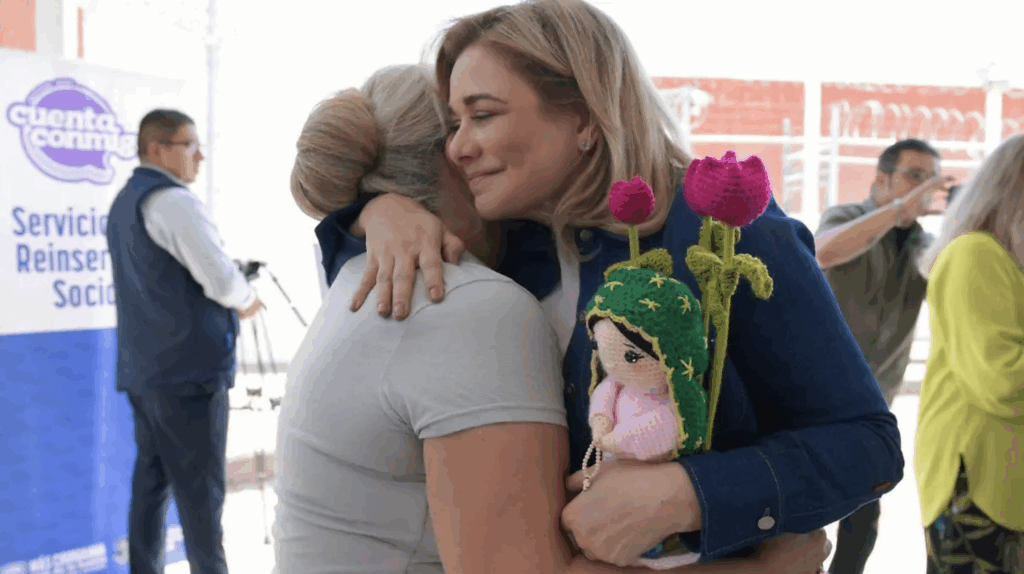 Recorre Maru Campos Estancia Infantil Montessori del Cereso N° 1 de Aquiles Serdán