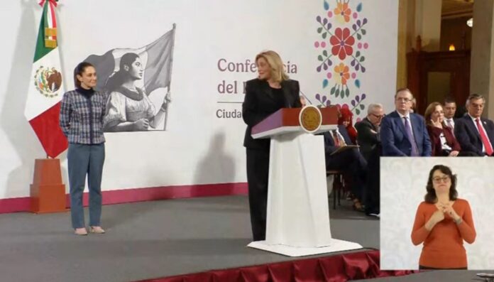 Participa Maru Campos en la Mañanera del Pueblo, asegura que Juárez está lista para ser polo de desarrollo y pide a Sheinbaum no soltar a Chihuahua con puerto fronterizo, suficiencia energética y adaptación ferroviaria