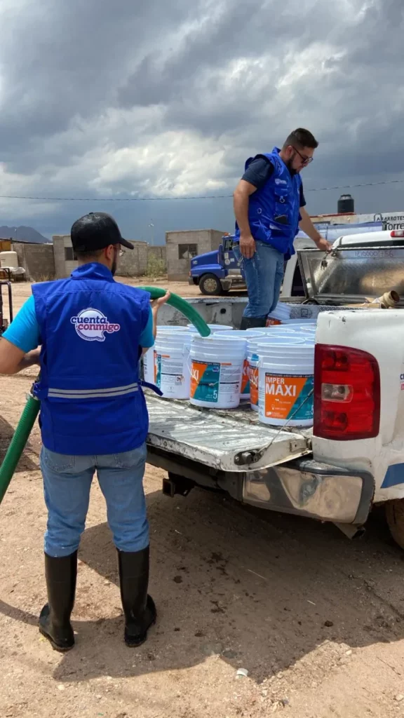 Gobierno del Estado apoya a familias afectadas por lluvias en Chihuahua