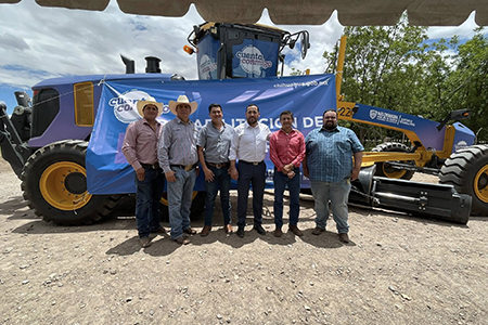 Inician trabajos de rastreo en caminos rurales de Casas Grandes