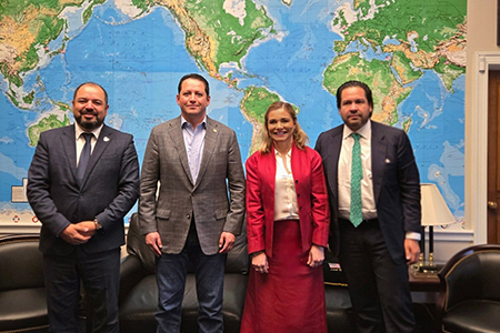 Maru Campos fortalece alianza con Texas en seguridad y ganadería