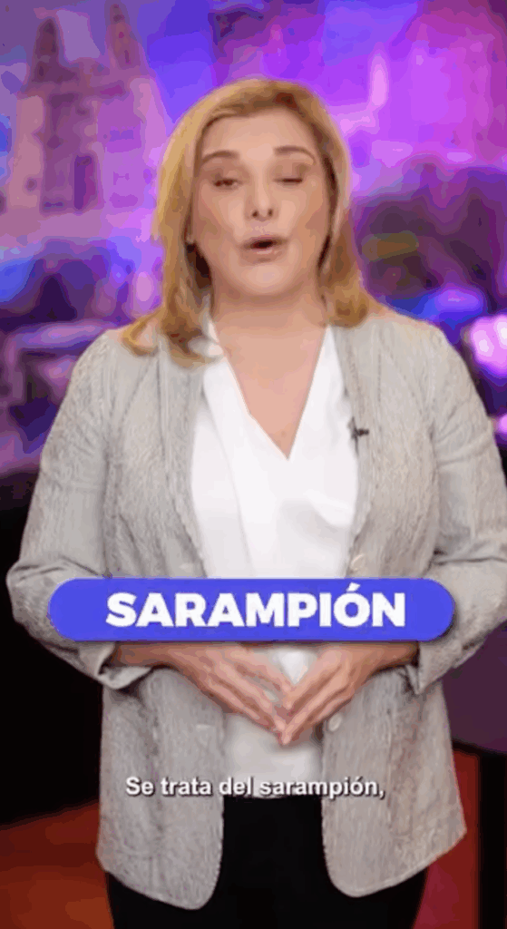 Maru Campos invita a vacunarse contra el Sarampión a todos los Chihuahuenses