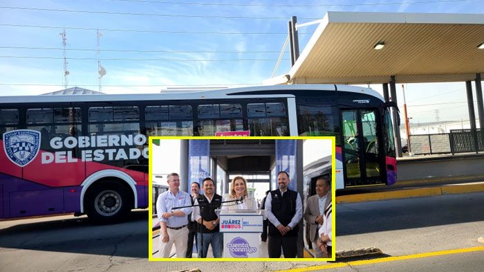Gobernadora pone en marcha 9 estaciones más del BRT-1 en Ciudad Juárez