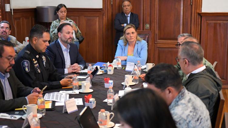 Acordó Maru con Mesa de Seguridad atender afectados por lluvias