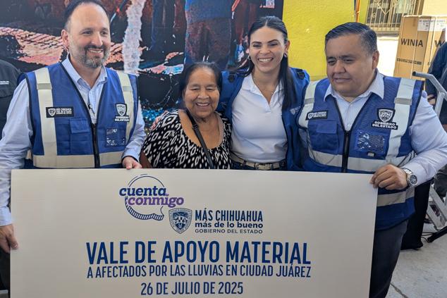 Más de 6.5 mdp en apoyos para familias afectadas en Juárez