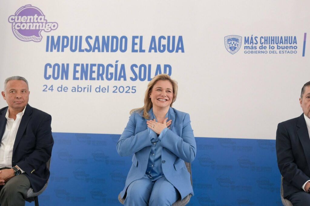 Inaugura gobernadora Maru Campos 1235 paneles solares que abastecerán a JMAS