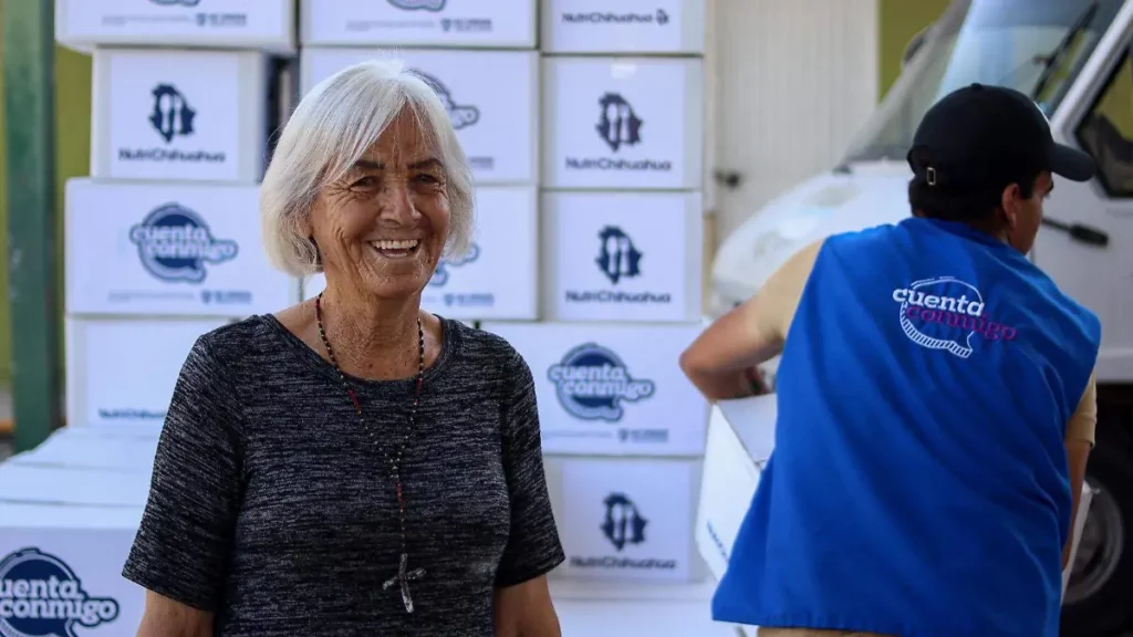 Benefician con despensas a vecinos de colonia Fronteriza Baja tras afectaciones por lluvias