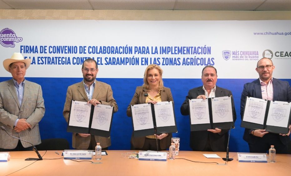 Integra gobernadora a productores agrícolas a campaña de vacunación contra sarampión