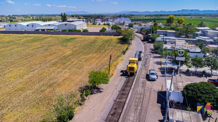 Arranca pavimentación de carretera Meoqui–Julimes