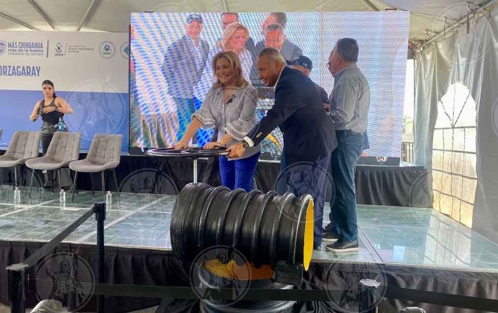 Inaugura la gobernadora Maru Campos colector Norzagaray