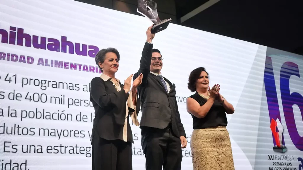 Obtiene gobierno de Maru Campos premio nacional por la estrategia NutriChihuahua