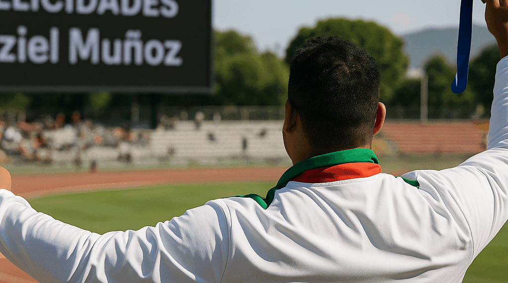 Felicitaciones a Uziel Muñoz por su plata