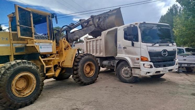 Enviaron presonal de Obras Públicas para reparar inundaciones en NCG