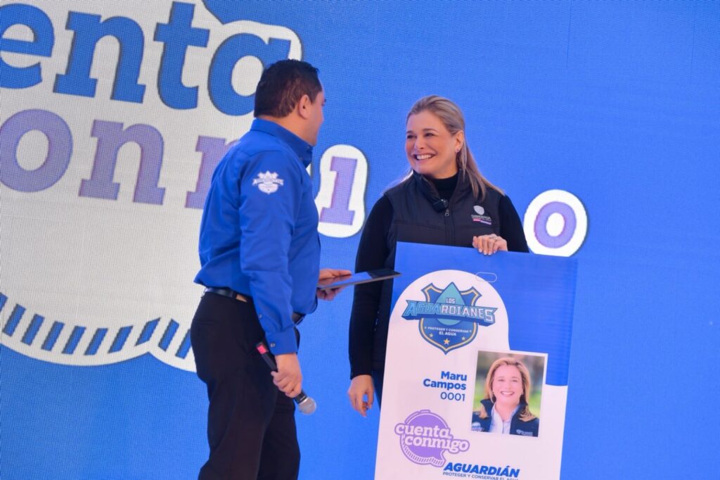 Maru Campos lanza el programa “Aguardianes” para incentivar el cuidado del agua