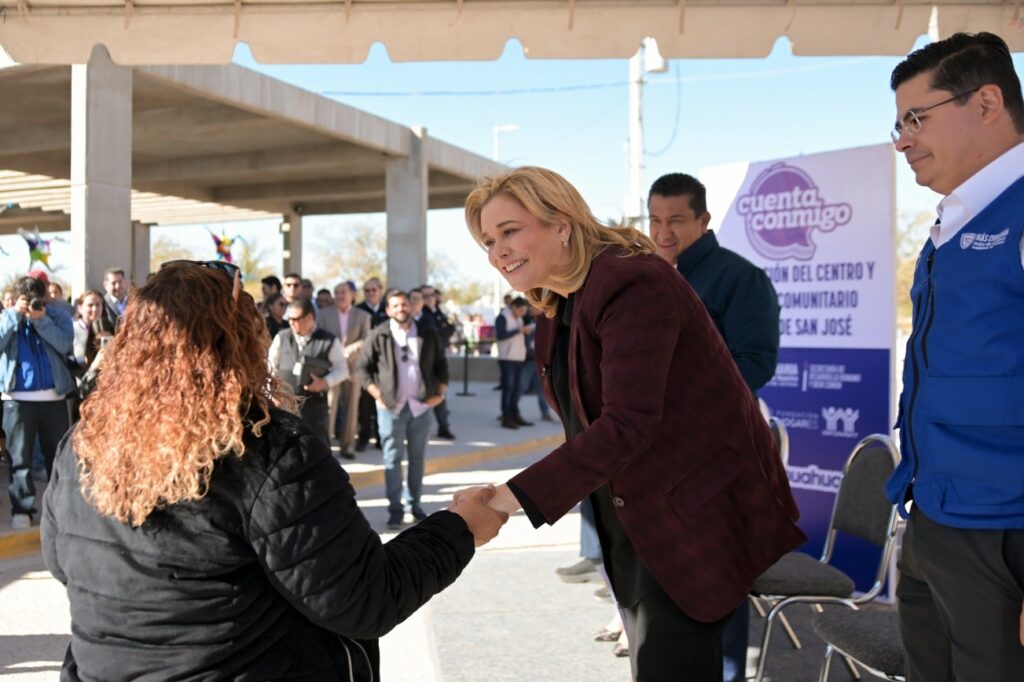 Inaugura Maru Campos Centro y Comedor Comunitario Parajes de San José