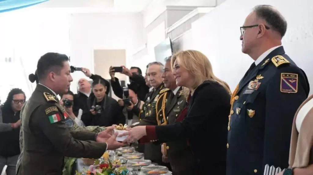 Reconoce Maru Campos a las Fuerzas Armadas por su entrega y disposición para construir la paz