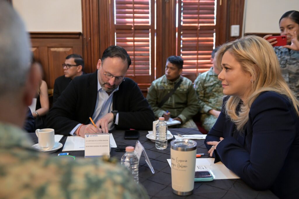 Encabeza Maru Campos sesión de la Mesa Estatal de Coordinación de Paz