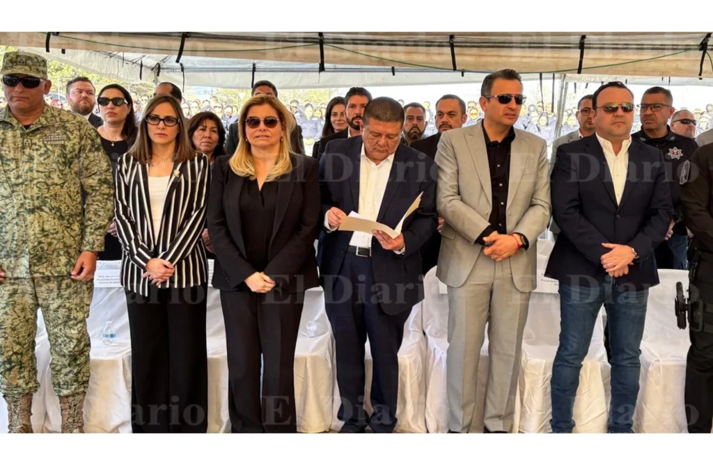 Gobernadora y autoridades rinden homenaje a agentes de la AEI