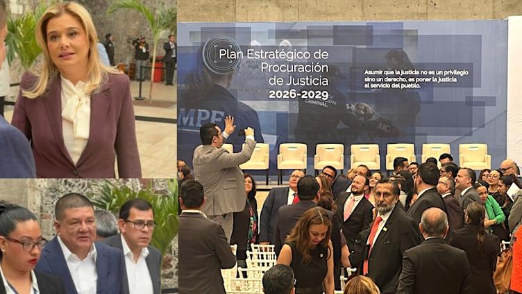 Asisten Maru y Jáuregui a presentación del Plan Estratégico de la FGR