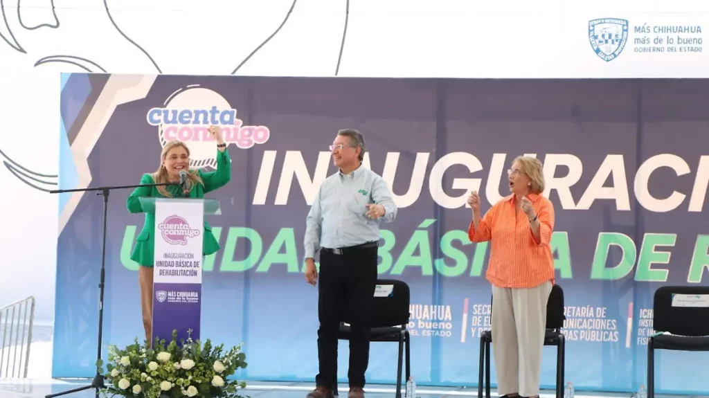 Inaugura Maru Campos Unidad Básica de Rehabilitación en la Universidad Tecnológica de Ciudad Juárez
