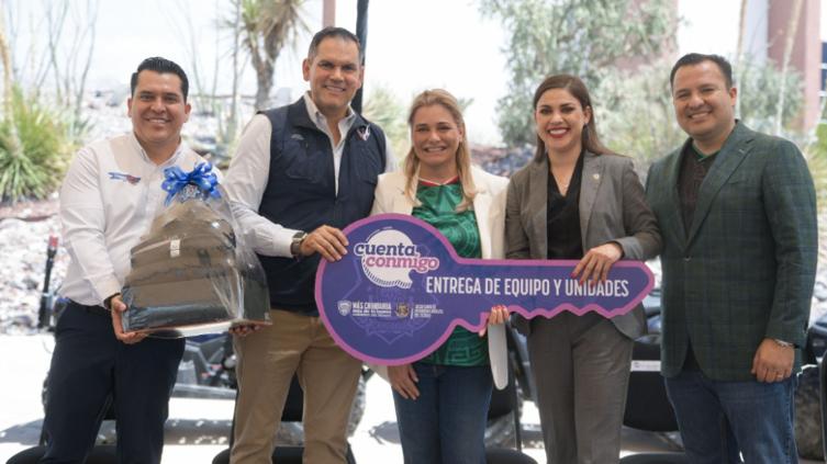 Entregamos vida en el estado protegiendo y equipando policías: Maru