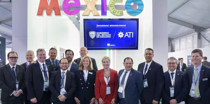 Maru inaugura el Pabellón de México en Feria Aeroespacial de Farnborough