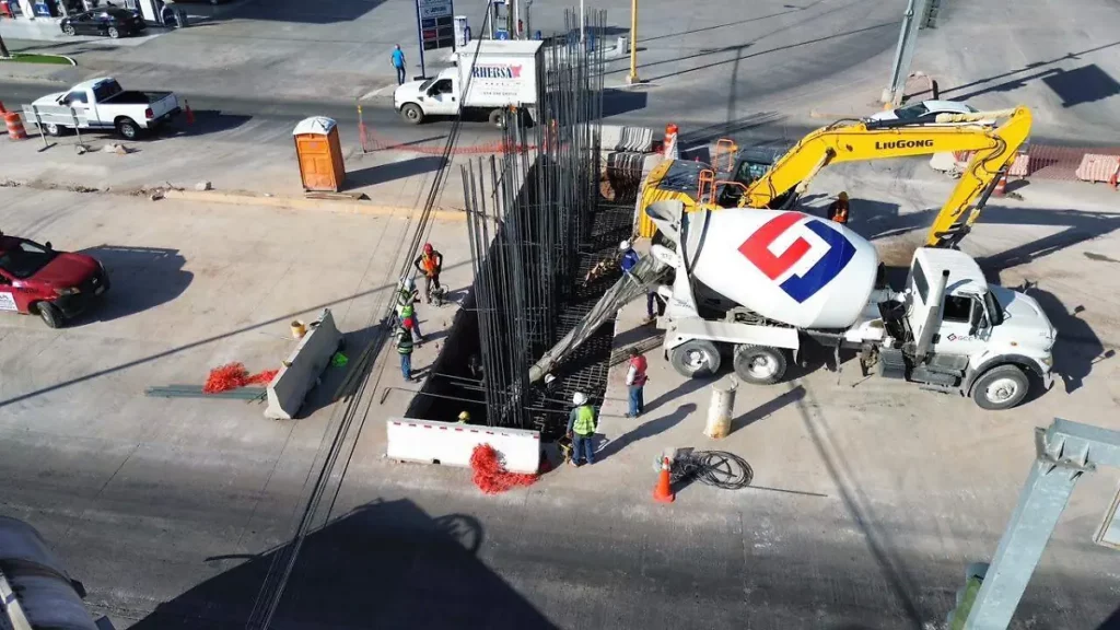 Realiza SCOP colado de cimentación en paso superior de Palestina
