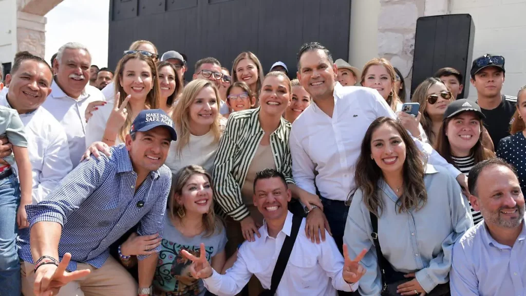 Se reúnen Maru Campos, Marco Bonilla y Gilberto Loya; cierran filas rumbo al 2027