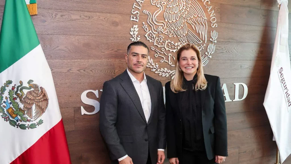 Se reúne Maru Campos con García Harfuch en CDMX como parte de los acuerdos con Sheinbaum
